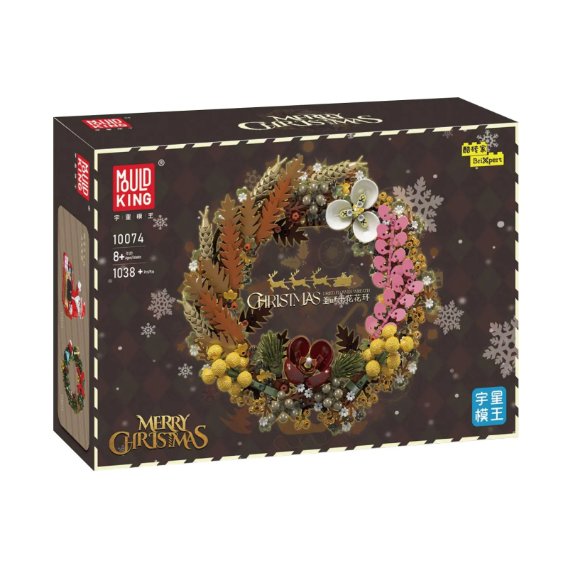 Mould King 10073-10074 Christmas Eucalyptus Wreath Seasonal Creator