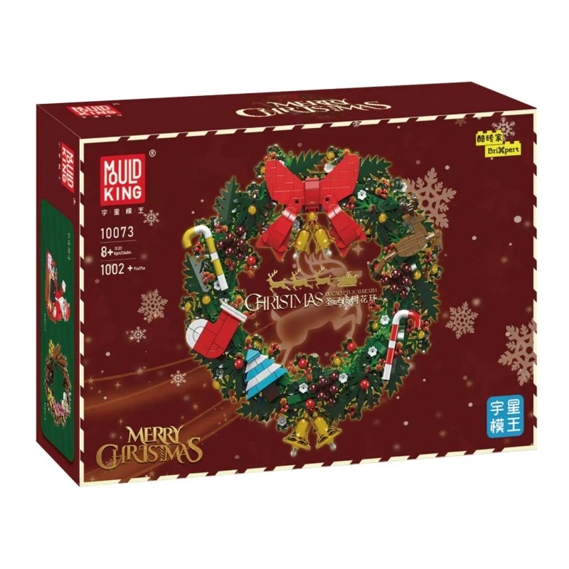 Mould King 10073 Christmas Eucalyptus Wreath Seasonal Creator