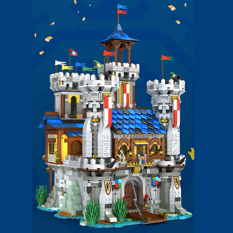 Reobrix 66006 Golden Lion Castle Medieval Castle Historical Europe Warehouse Express