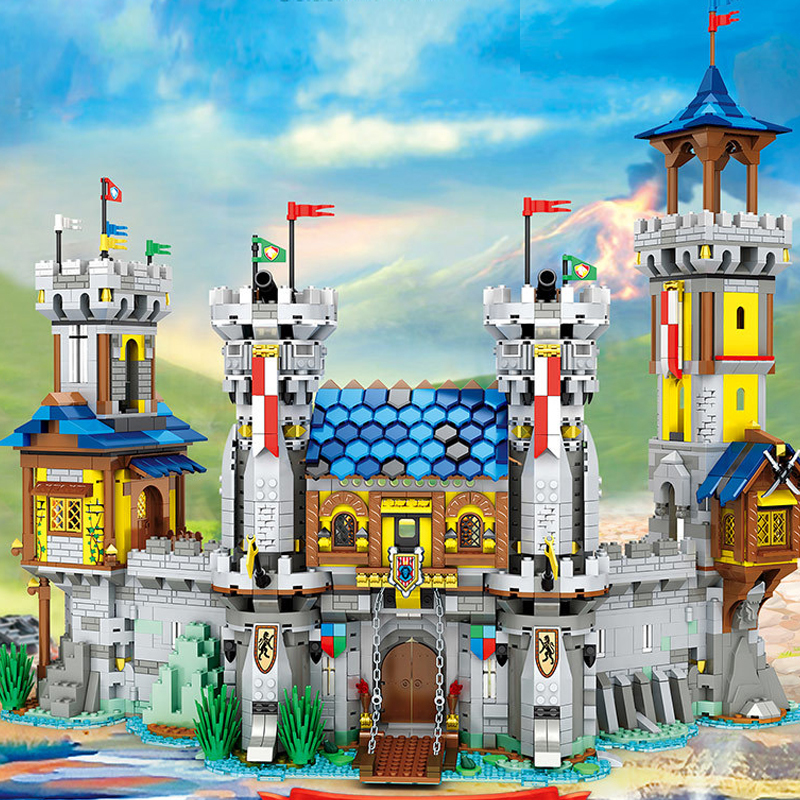 Reobrix 66006 Golden Lion Castle Medieval Castle Historical Europe Warehouse Express