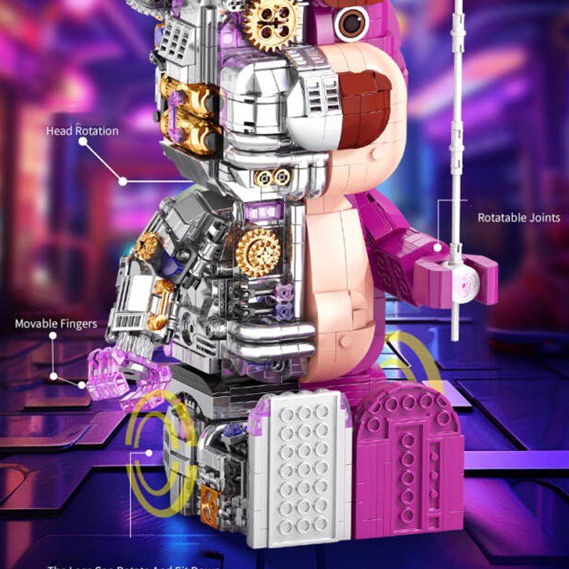GISEGA G8902 Semi mechanical Happy Bear Creator Expert