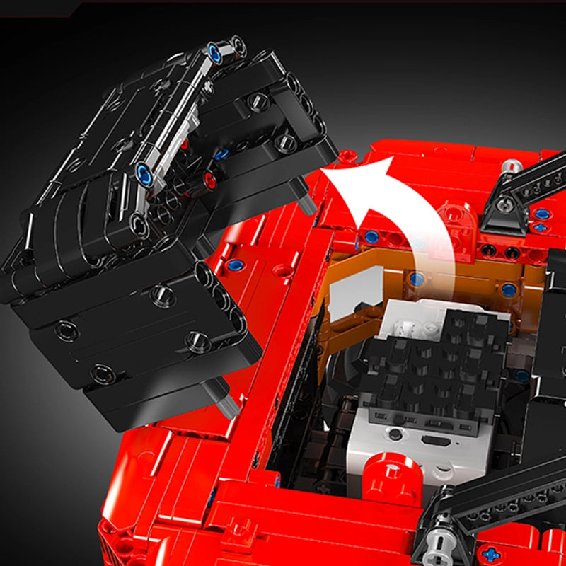 [With Motor] Mould King 17044-17045 Heavy Duty Stacker 1:6 Technic