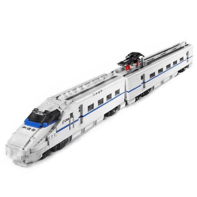 [With Motor]Mould King 12002 World Railway：CRH2 High-speed Train City