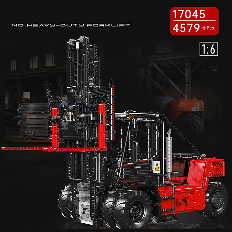 [With Motor] Mould King 17044-17045 Heavy Duty Stacker 1:6 Technic