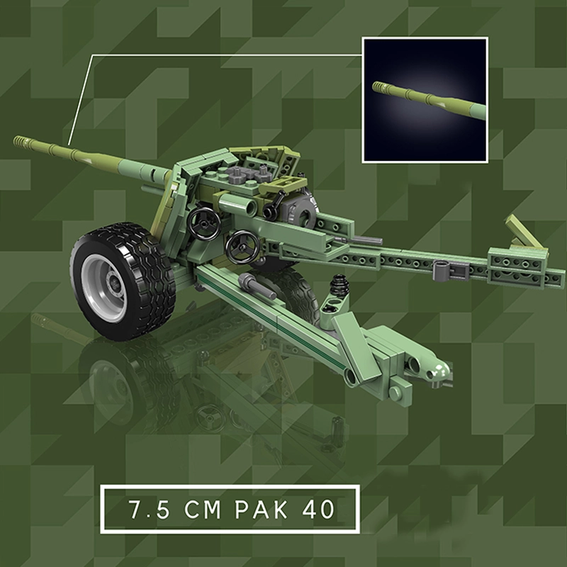 [With Motor] Mould King 20027 Semi-Tracked Armored Vehicle Military
