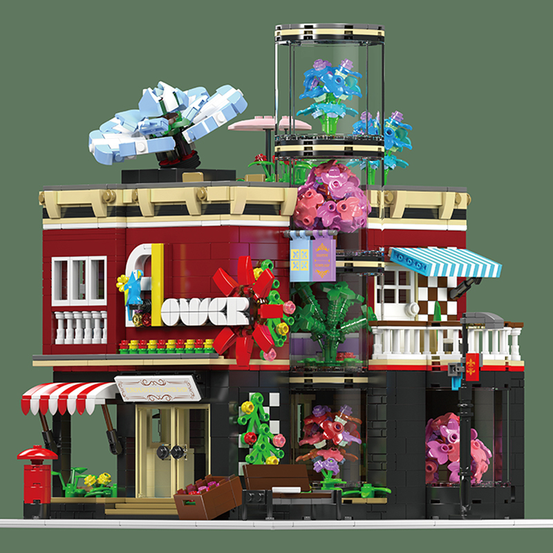 Mould King 16056 Flower Shop Modular Buildings