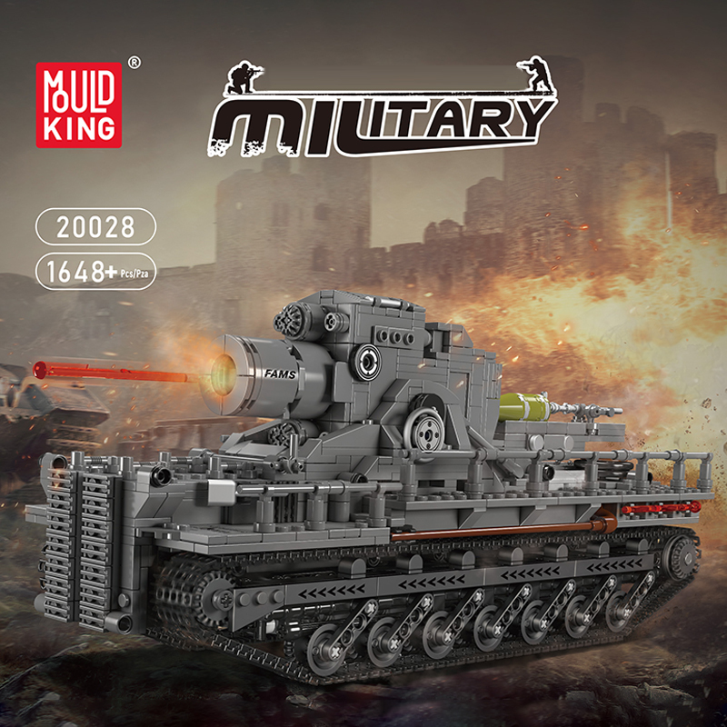 [With Motor] Mould King 20028 Karl Mortar Military