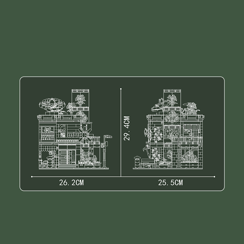 Mould King 16056 Flower Shop Modular Buildings