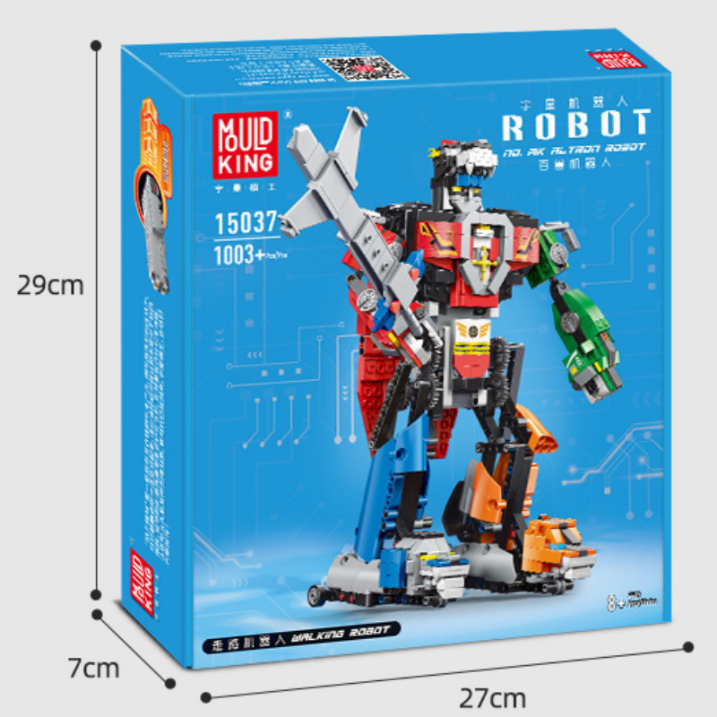 [With Motor]Mould King 15037  MK Voltron Robot Movie & Game