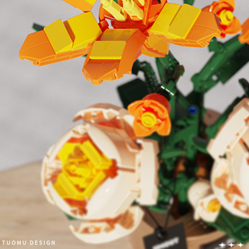 TUOMU T6003 Garden Party:Sunset Lily Creator Expert
