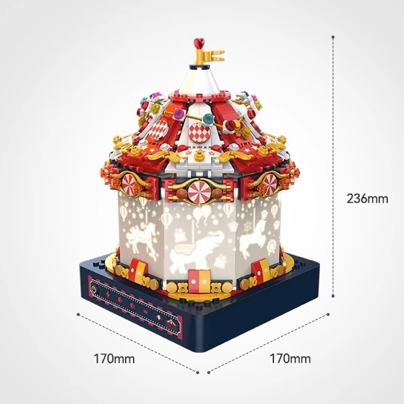 JAKI JK1366 Smart Music Box: Starlight Amusement Park DIY Music Box