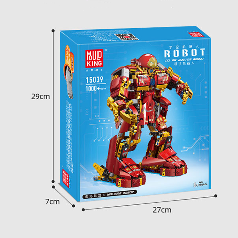 [With Motor]Mould King 15039 MK Crimson Robot Technic