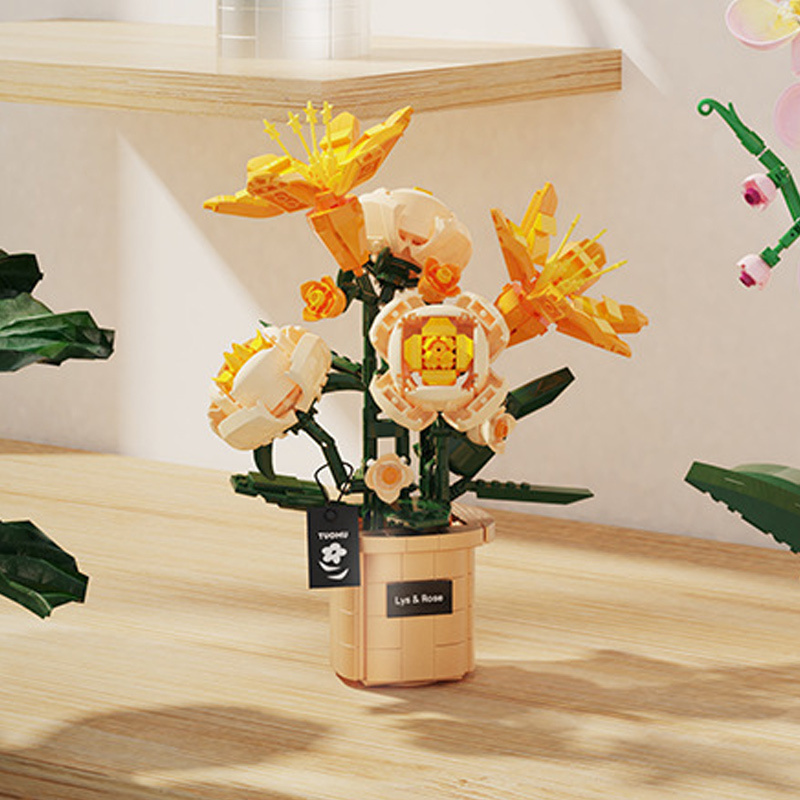 TUOMU T6003 Garden Party:Sunset Lily Creator Expert