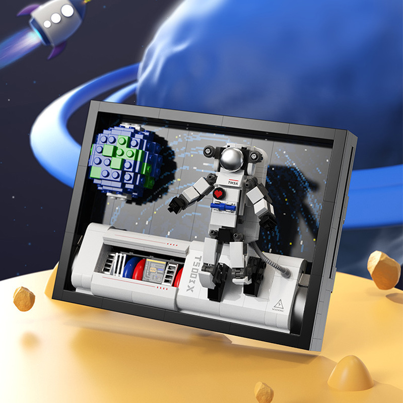 TUOMU T5004 Space Exploration: Space Block Painting Creator Expert