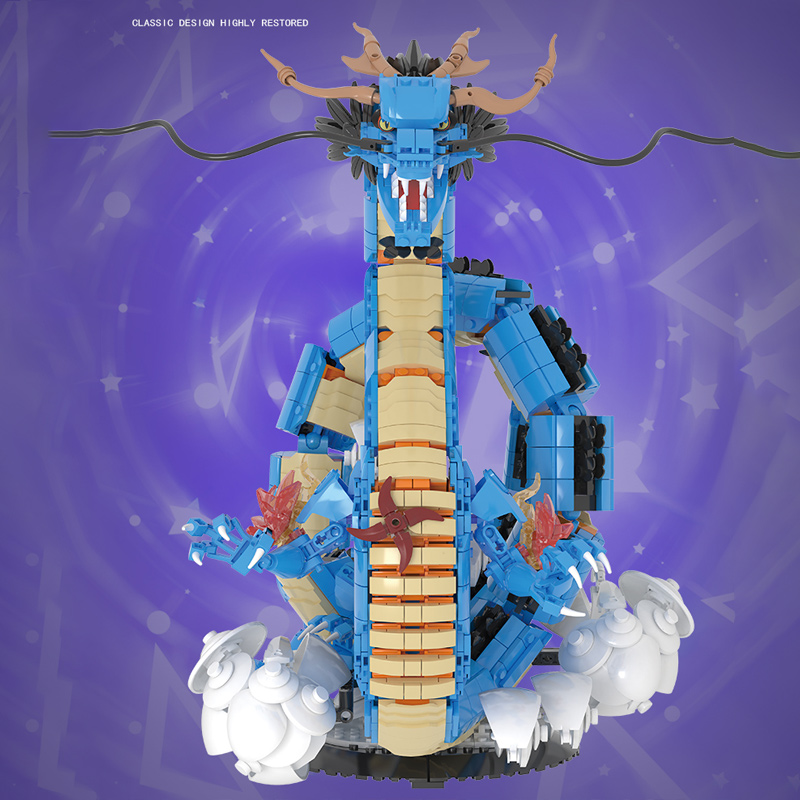 LEGO MOC DK 5011 Dragon Ball Shenron Kaiduo Blue Dragon