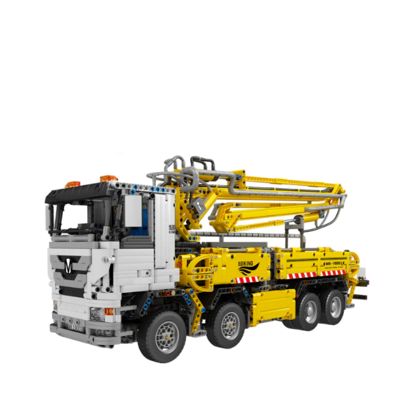 【With Motor】Mould King 19003 Truck With Concrete Pump Technic