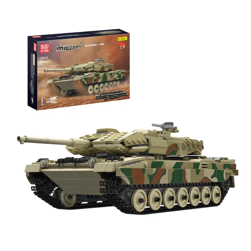 [With Motor]Mould King 20020 Leopard 2 Tank Military