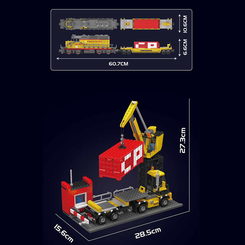 [Pre-sale] [With Motor] Mould King 12027 EMD SD40-2 Diesel Locomotive Technic Europe Warehouse Express