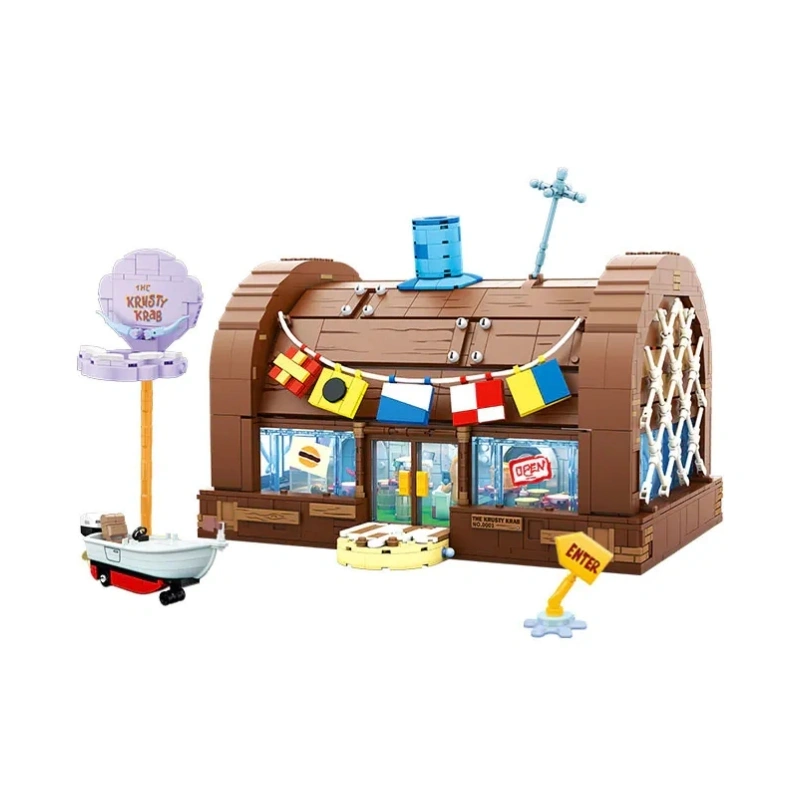 AREA-X AB0027 SpongeBob SquarePants the Krusty Krab Restaurant Movie & Game