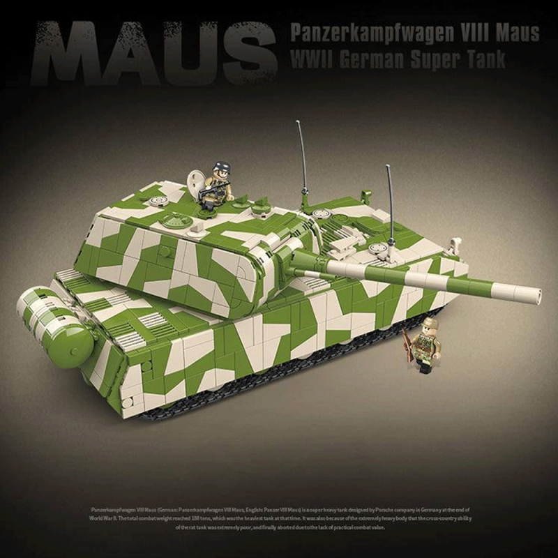 QUANGUAN 100234 Panzerkampfwagen VIII Maus Military