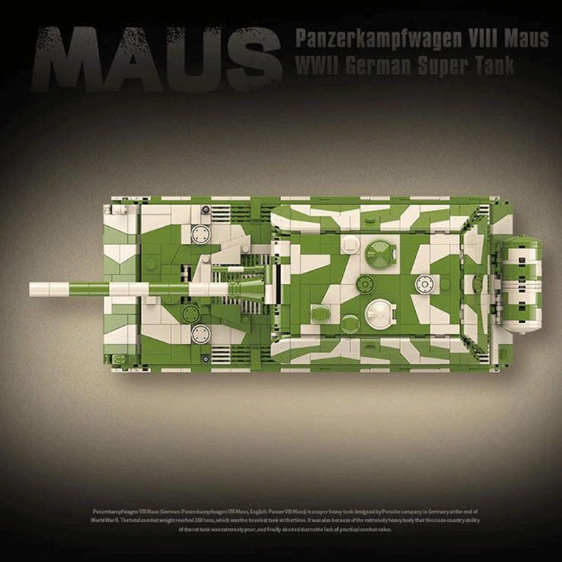 QUANGUAN 100234 Panzerkampfwagen VIII Maus Military