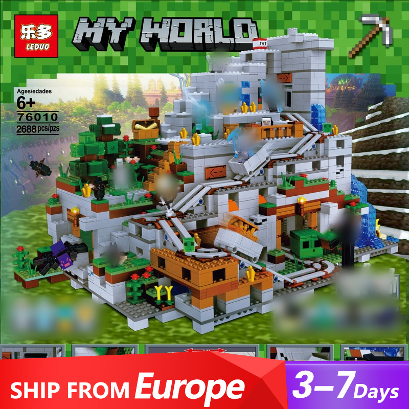LEDUO 76010 The Mountain Cave Minecraft Movie & Games Europe Warehouse Express