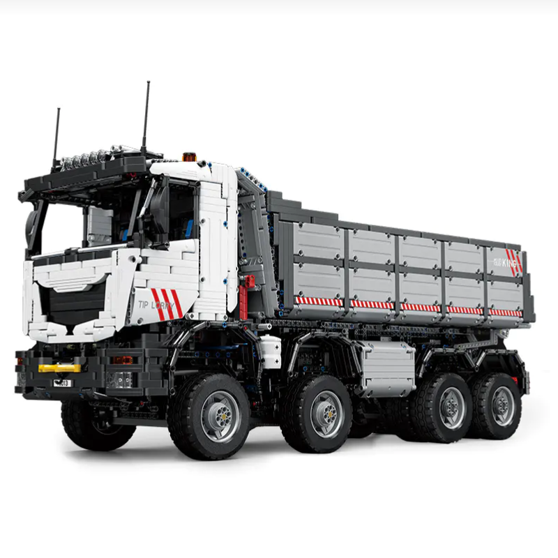 【With Motor】MOULD KING 19013 Dump Truck 8x8 Technic