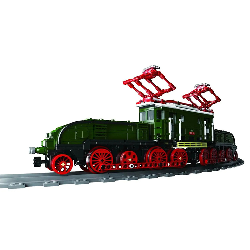 [With Motor] Mould King 12023 World Railway OBB 1189.08 Electric Locomotive Train Technic