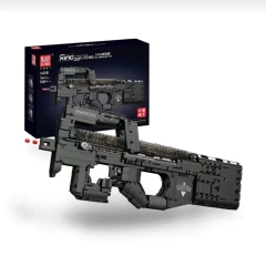 With Motor]Mould King 14018 P90 Submachine Gun Military
