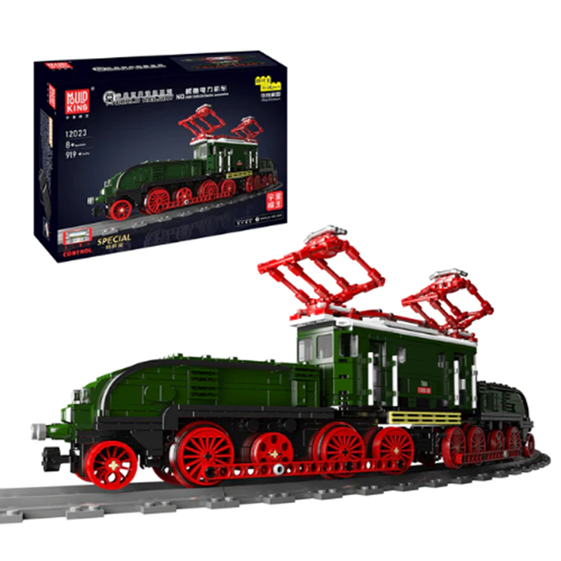 [With Motor] Mould King 12023 World Railway OBB 1189.08 Electric Locomotive Train Technic