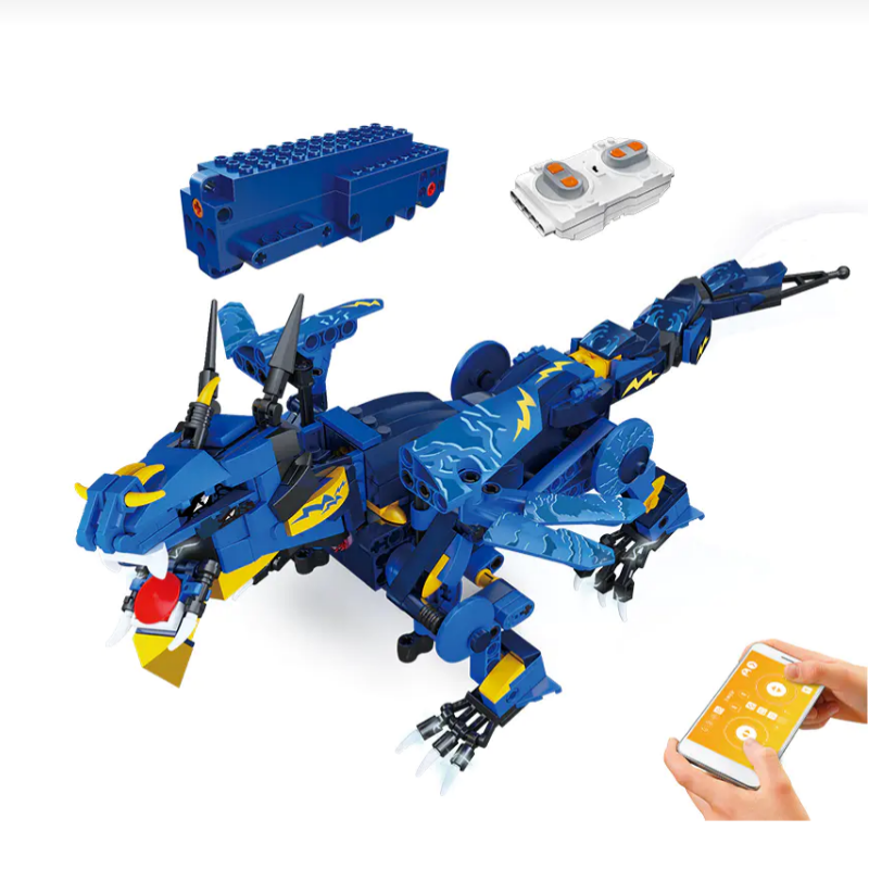 [With Motor]Mould King 13147 Sky Storm Dragon Creator Expert