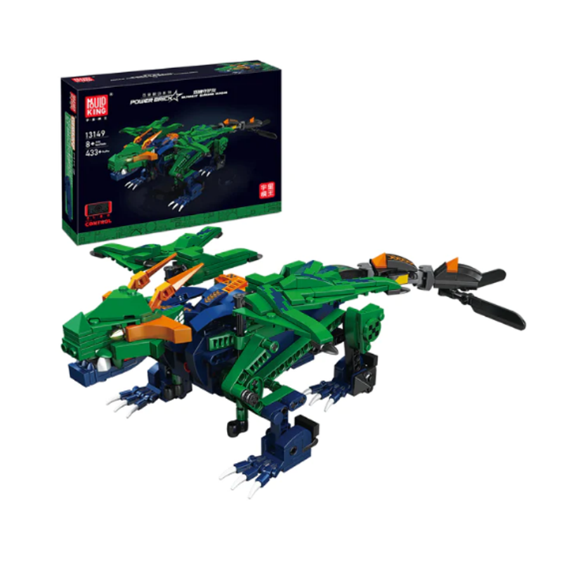 [With Motor]Mould King 13149 Forest Guardian Dragon