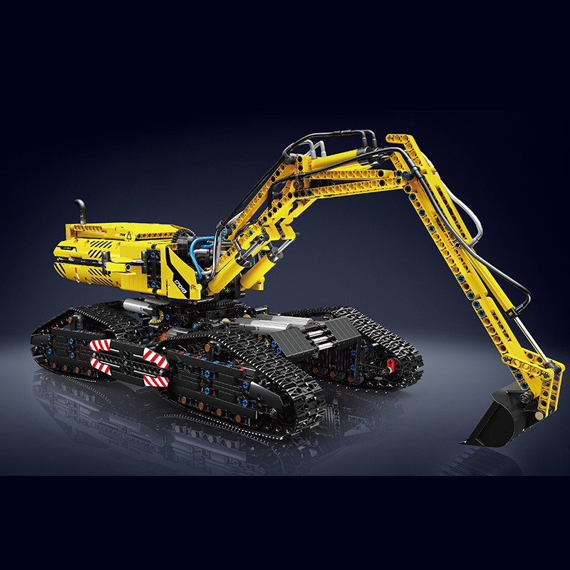 [With Motor]Mould King 17018 All Terrain Excavator Technic
