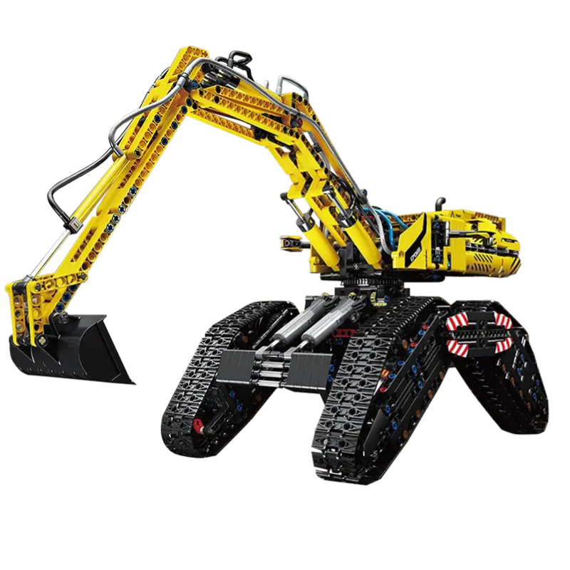 [With Motor]Mould King 17018 All Terrain Excavator Technic