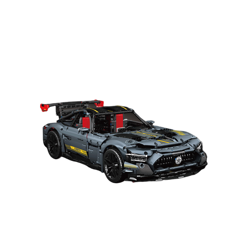 【With Motor】Mould King 13123 AMG GT R Black Series 1:8 Technic