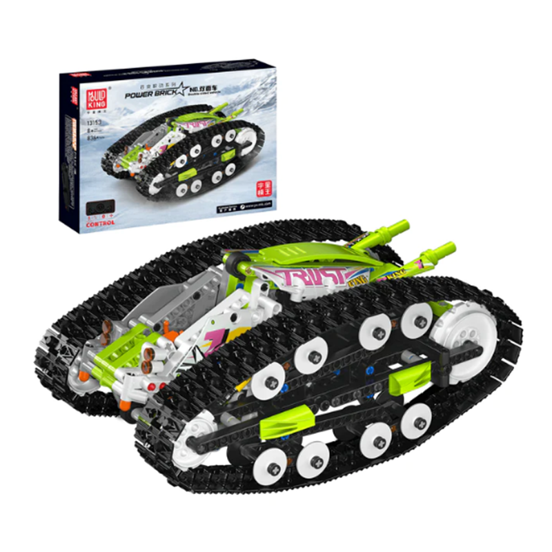 [With Motor]MOULD KING 13153 Double-sided Vehicle Technic