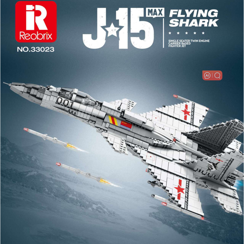 [Pre-sale] Reobrix 33023 J-15 Flying Shark Military