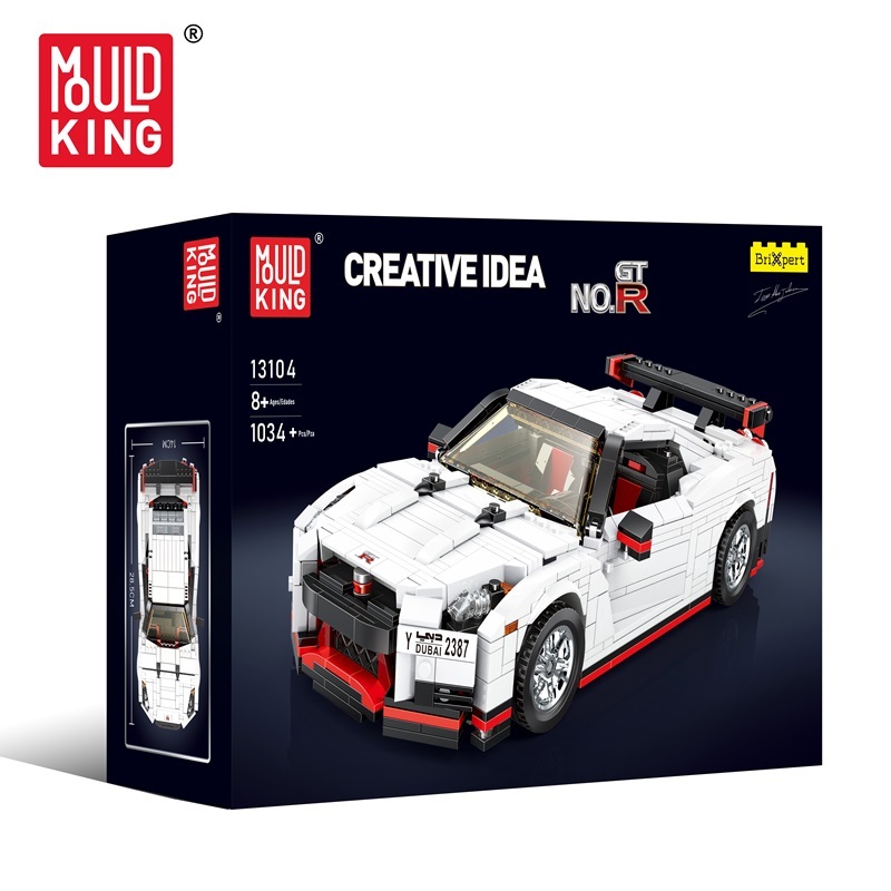 Mould King 13104 Creaative Idea：Nismo Nissan GTR R35 2017 Technic