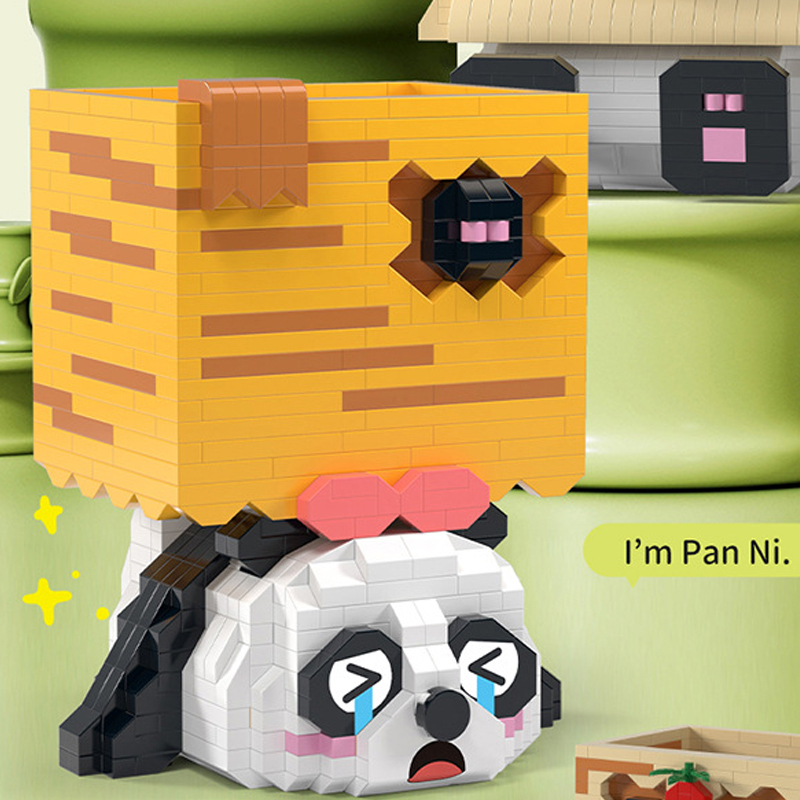 MoYu MY97120 Panda Building Block Pen Holder Series-Panni Creator Expert