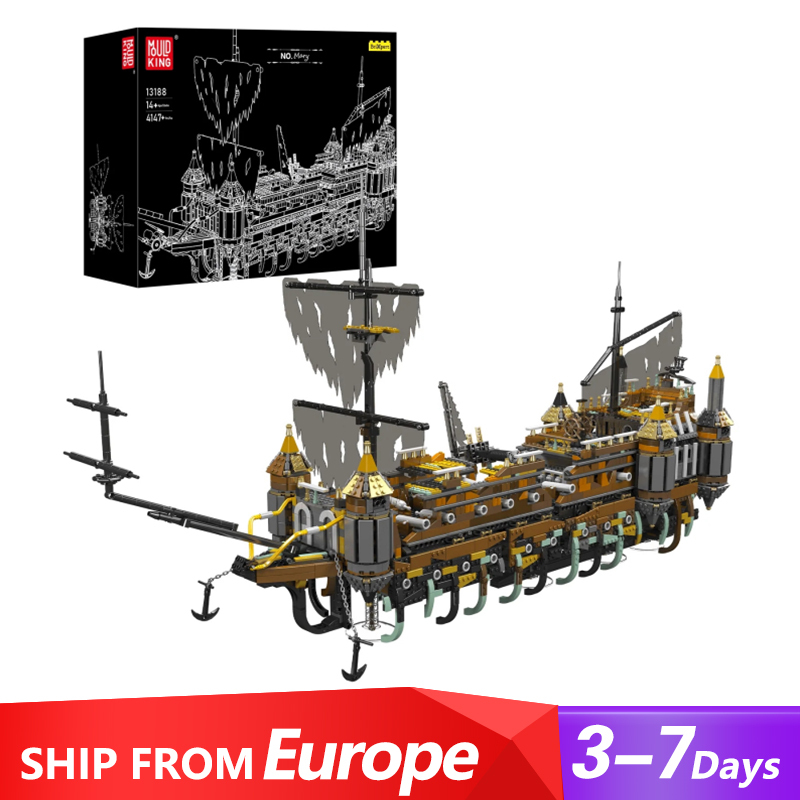 [With Original Box] Mould King 13188 Mary Pirate Ship Movie & Game Europe Warehouse Express