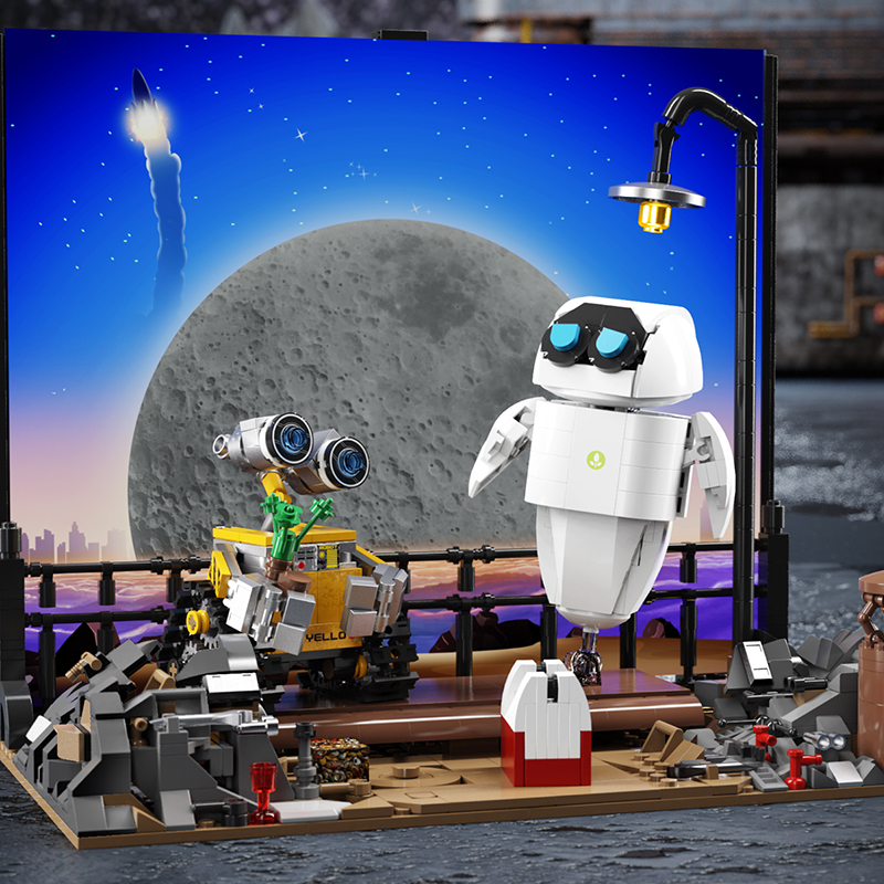【Pre-Sale】Tuole L8003 Robot Love Movie & Game Buliding Blocks 1125±pcs Bricks Toys Model Form China