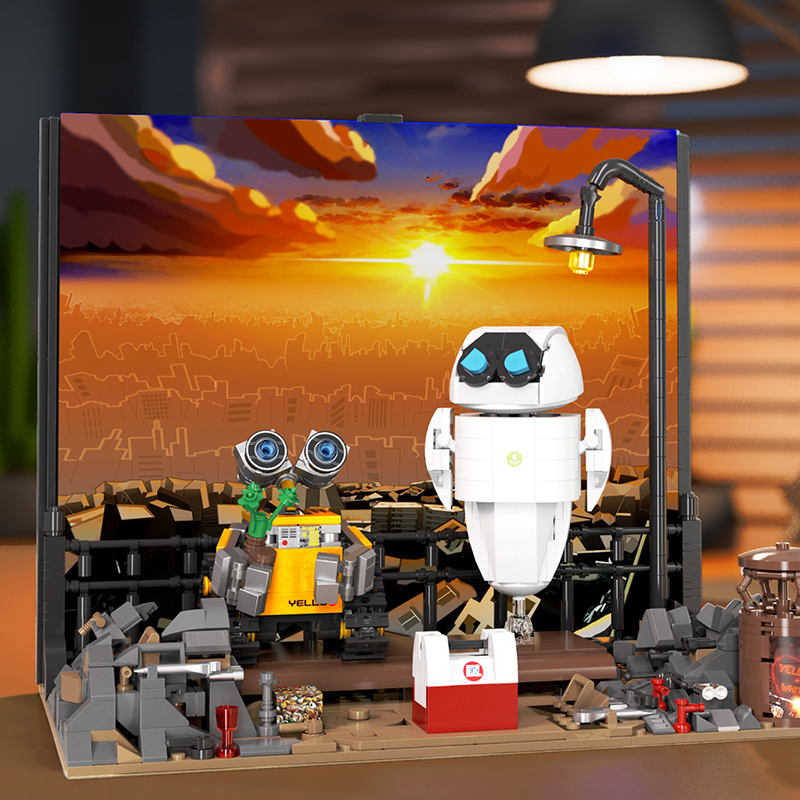 【Pre-Sale】Tuole L8003 Robot Love Movie & Game Buliding Blocks 1125±pcs Bricks Toys Model Form China
