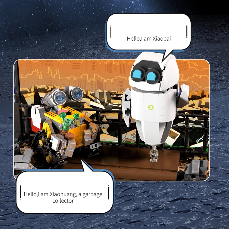 【Pre-Sale】Tuole L8003 Robot Love Movie & Game Buliding Blocks 1125±pcs Bricks Toys Model Form China