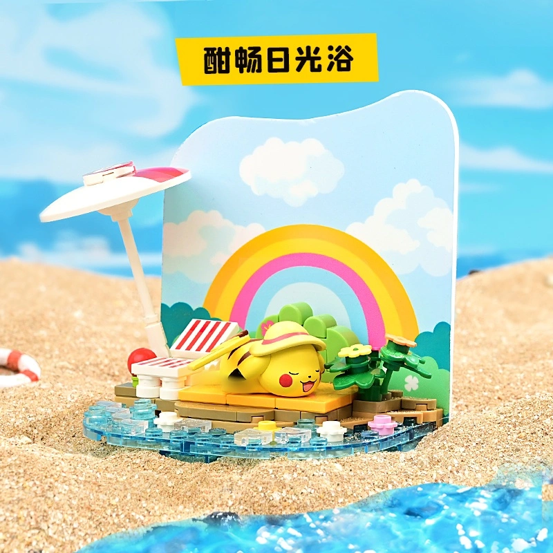 Keeppley Pokemon Home Beach Party Theme Movie & Game
