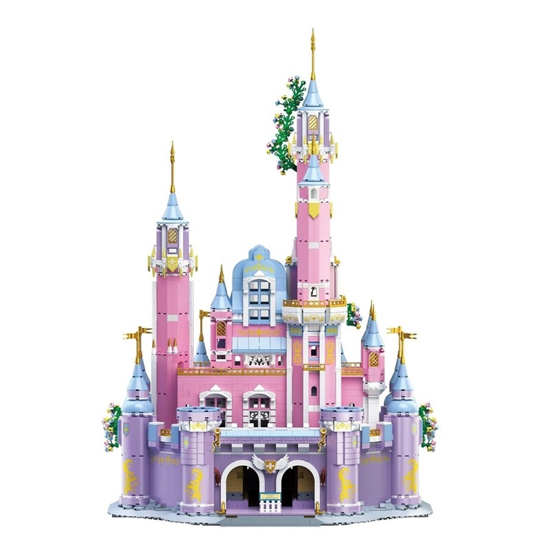 [Mini Micro Bricks] ZHEGAO 612011 Dream Castle Modular Buildings