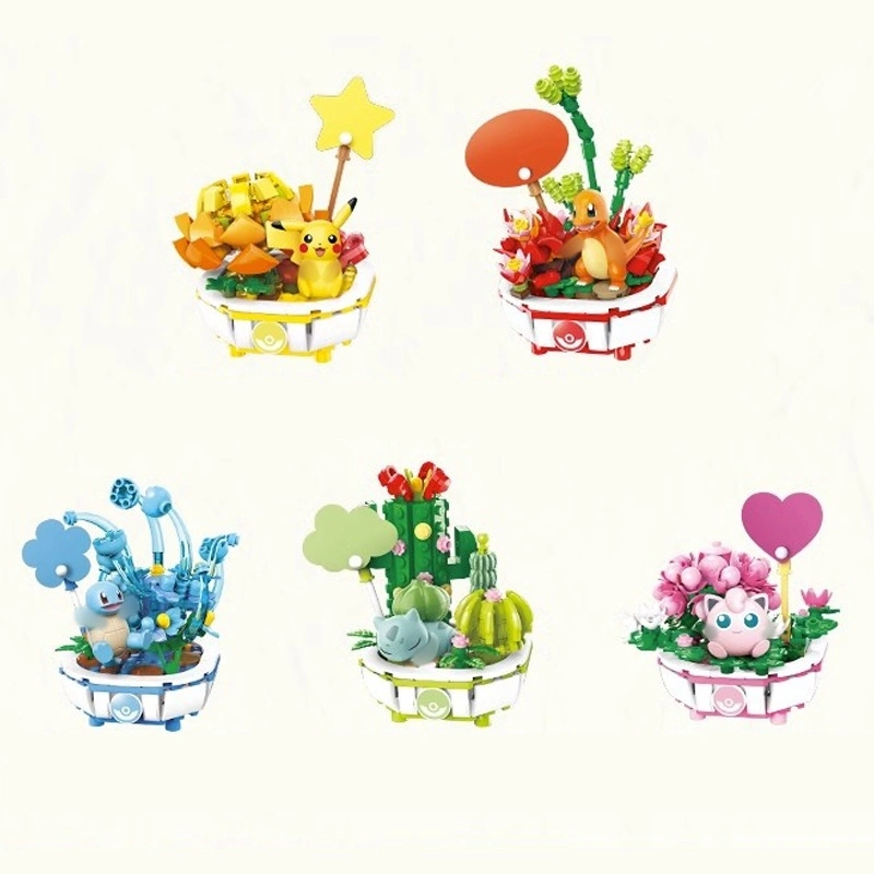 Keeppley Pokemon Building Block Potted Plant Movie & Game