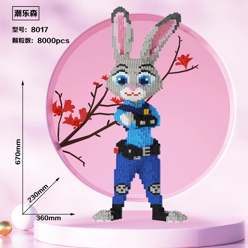 [Mini Micro Bricks] Chao Le Sen Zootopia Nick Wilde Judy Hopps Movie & Game