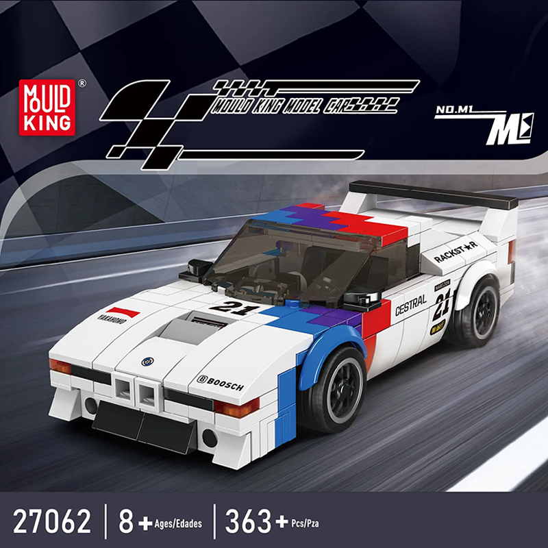 [With Display Box] Mould King Model Car Super Racers Speed Champions Collection 2