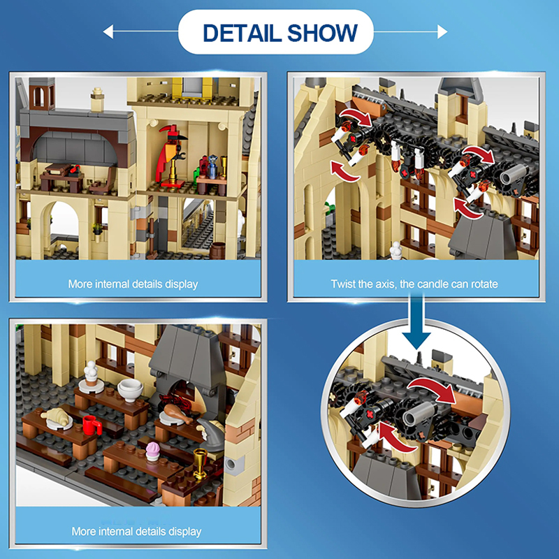 [Pre-Sale] [Mini Micro Bricks] JiQing JQ20001 Magic Academy Auditorium Modular Buildings