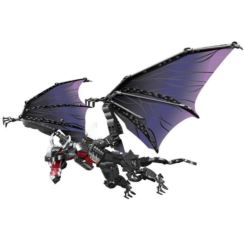 Custom 92200 Black Dragon Monster Dinosaur